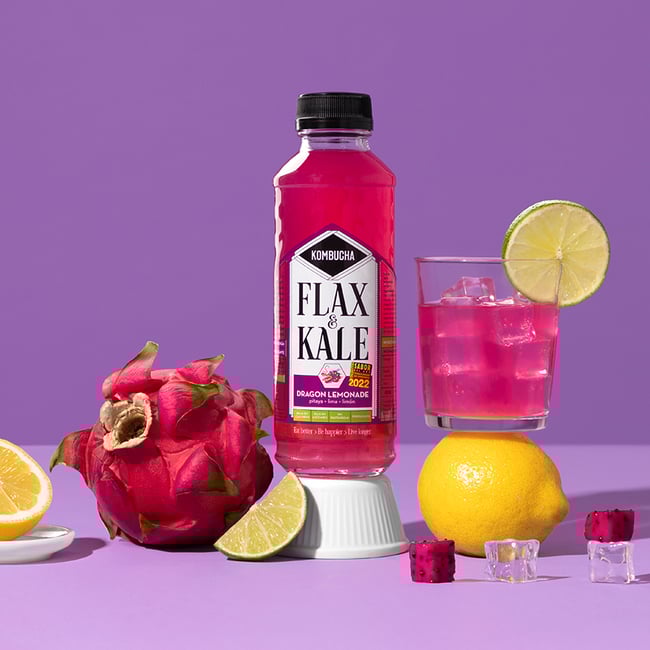 Flax & Kale Kombucha dračí ovoce