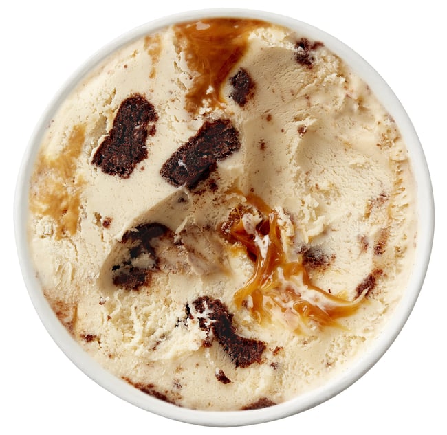 HäagenDazs Vanilla, caramel, brownie