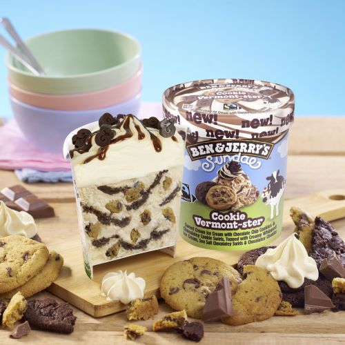 Ben And Jerrys Sundaes Cookie Vermonster Zmrzlina 1251