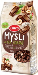 Emco Mysli na Zdraví Křupavá Čokoláda a ořechy