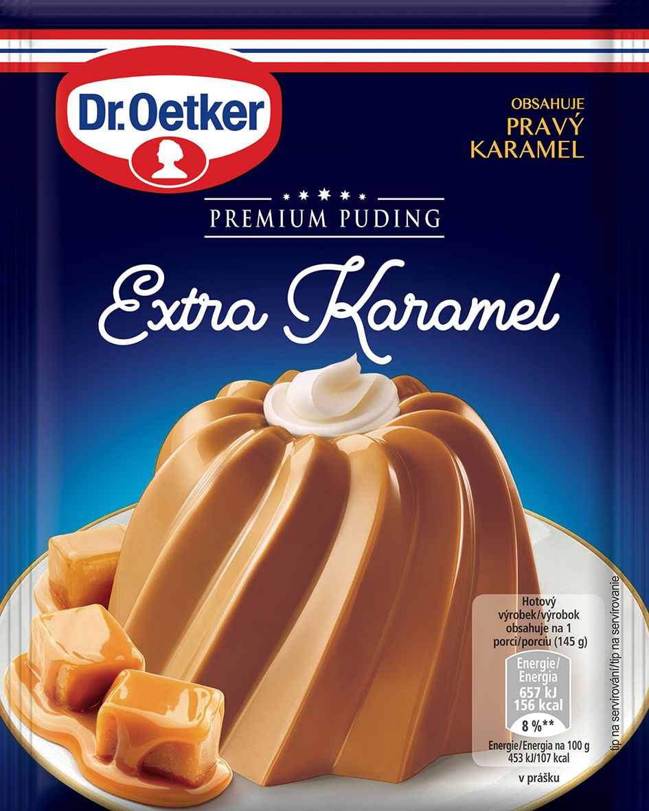 Dr.Oetker Premium puding Extra karamel