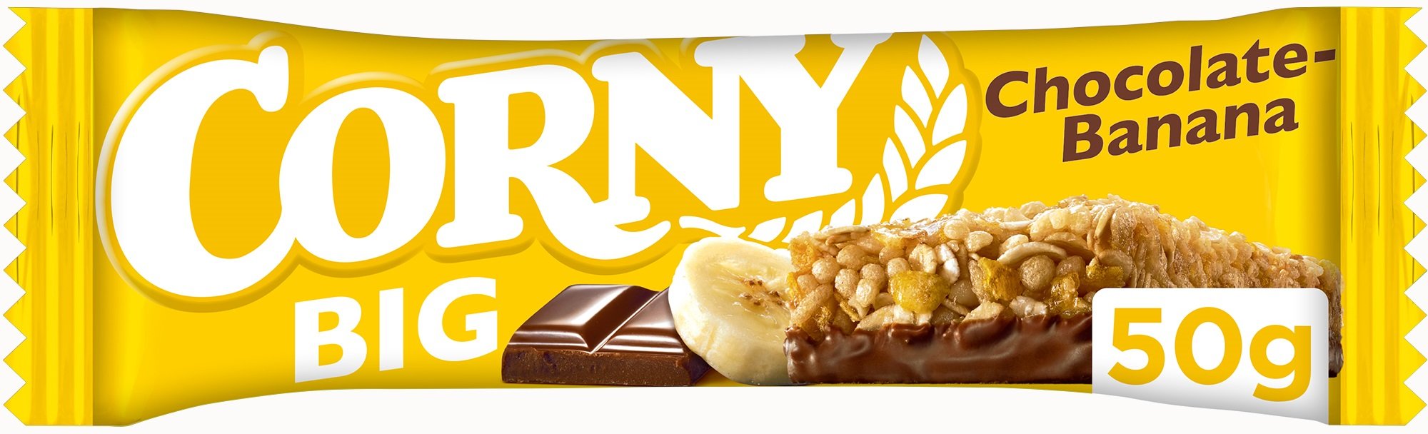 Corny BIG Cereální tyčinka banán v mléčné čokoládě