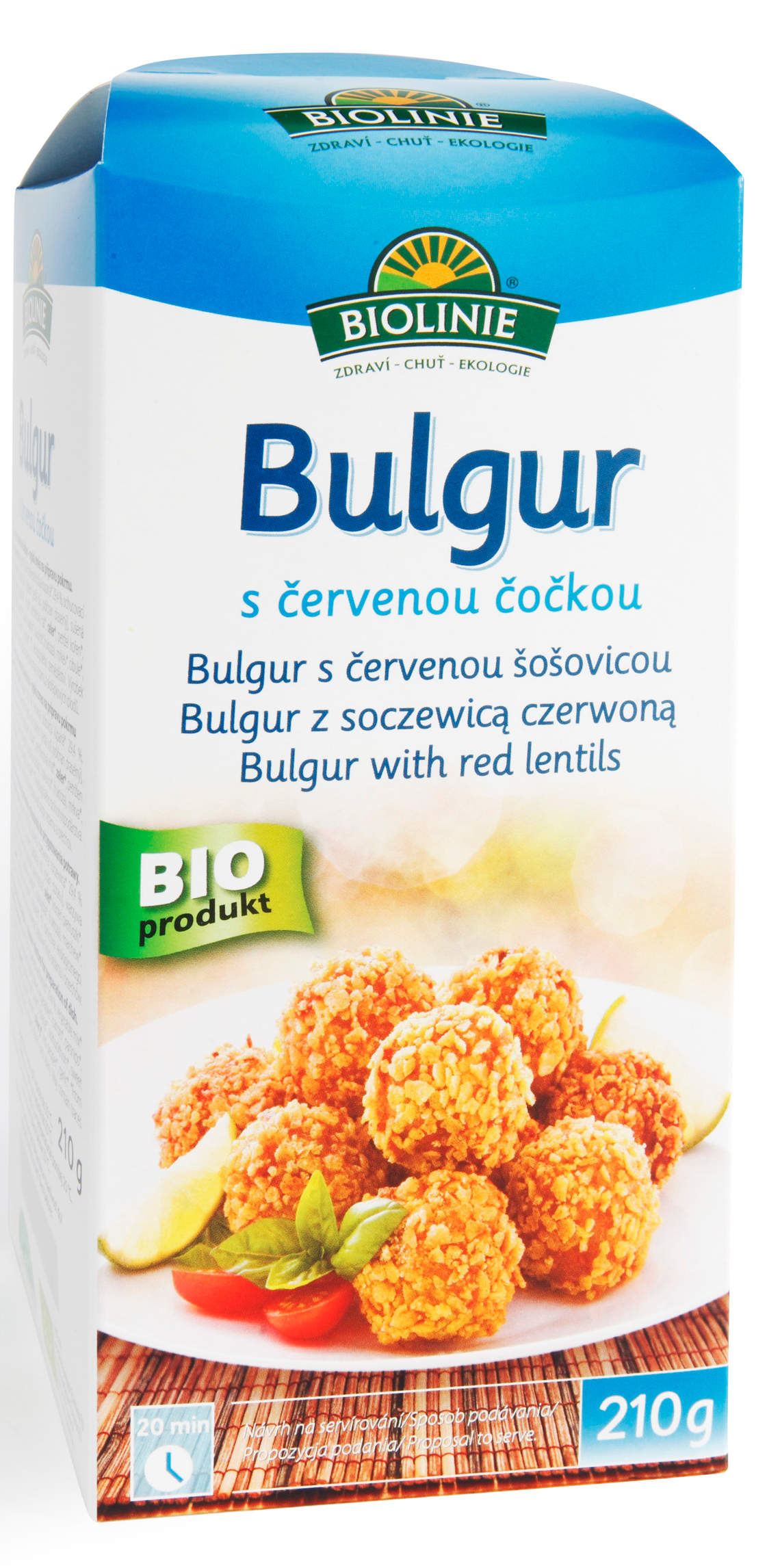 Biolinie BIO Bulgur s červenou čočkou