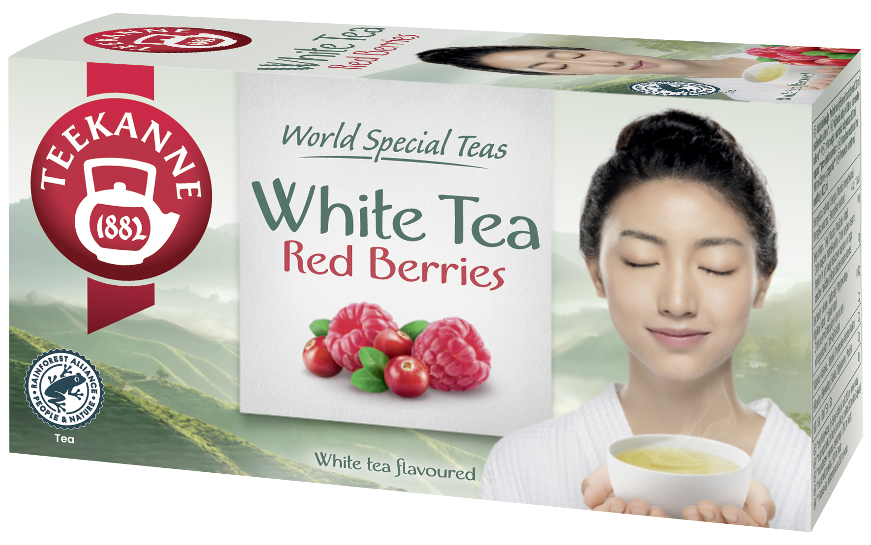 Teekanne čaj White Tea Red Berries