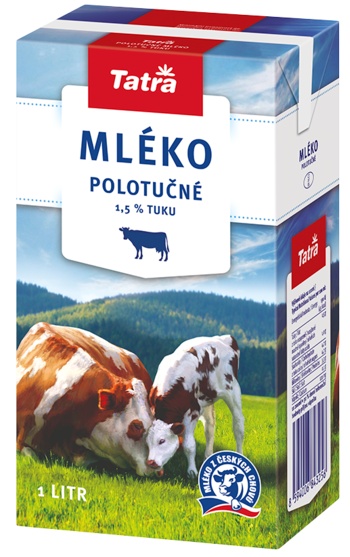 Tatra trvanlivé mléko polotučné 1,5%