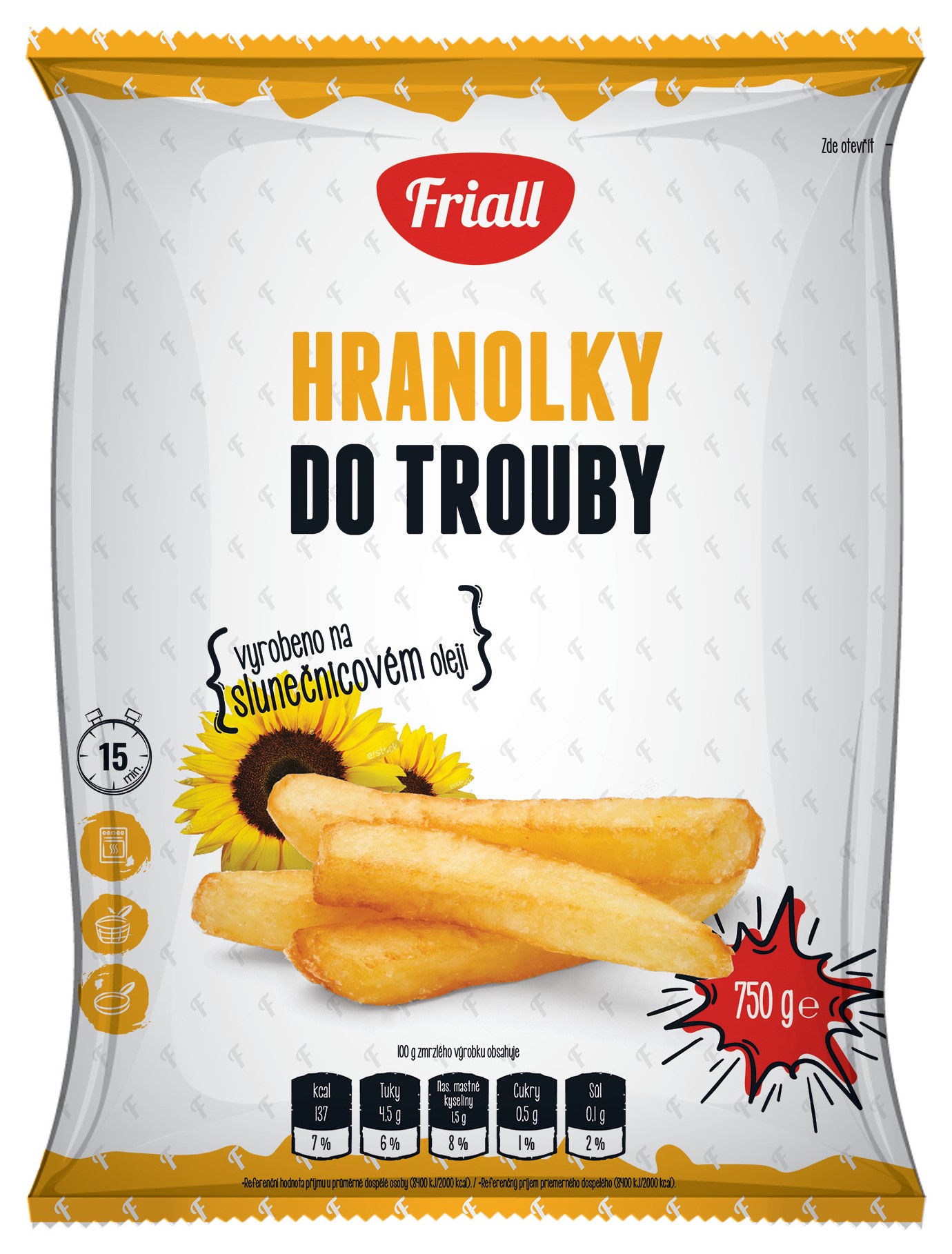 Friall Hranolky Do Trouby