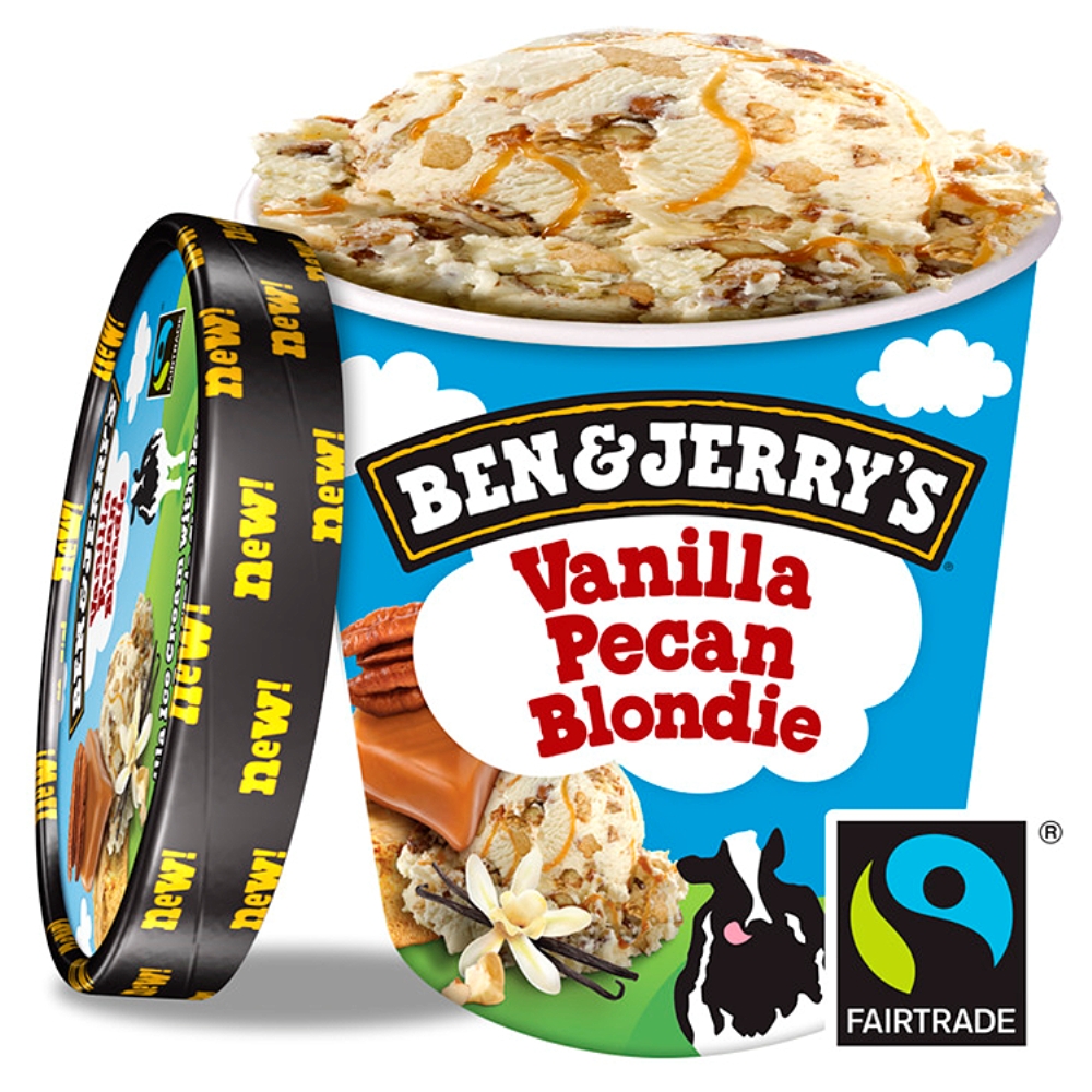 Ben & Jerry's Vanille Pecan Blondie
