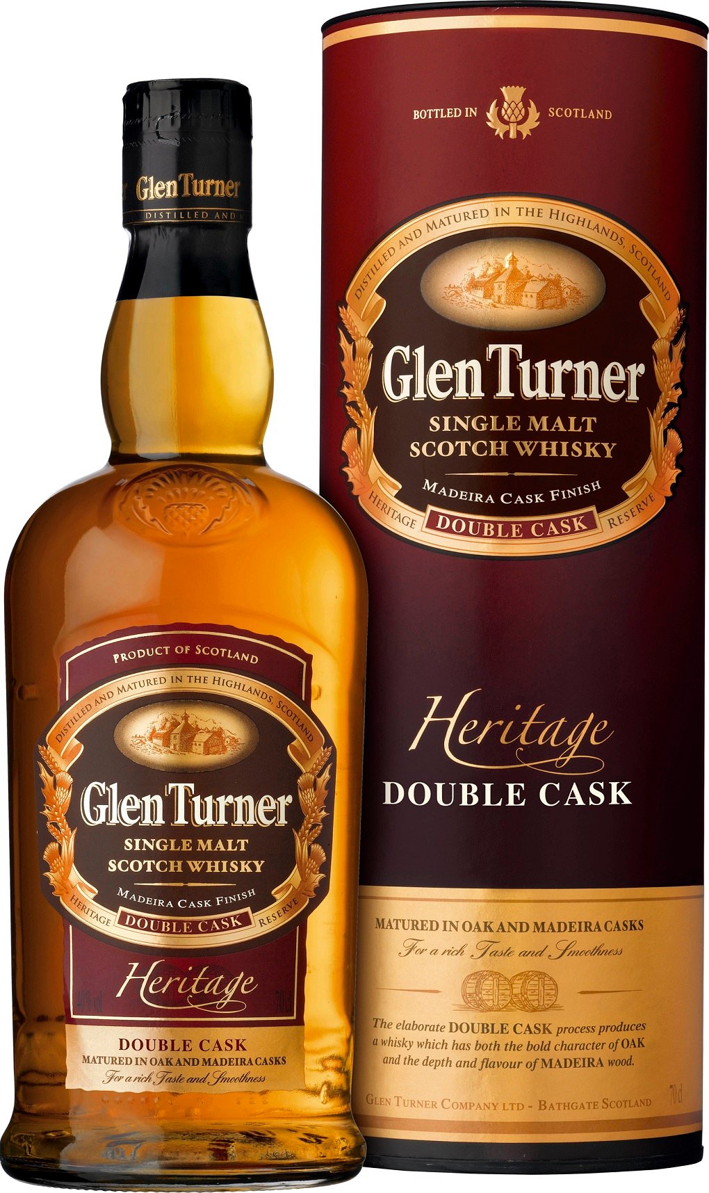 Glen Turner Single Malt Scotch Whisky, dárkové balení 40