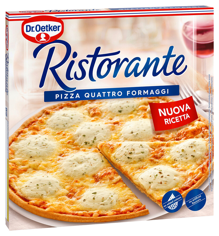 Kolik kalorii má Pizza Quattro Formaggi?