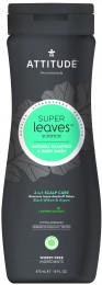 Attitude BIO Super leaves přírodní pánský šampón & tělové mýdlo (2v1) s detoxikačním účinkem - proti lupům