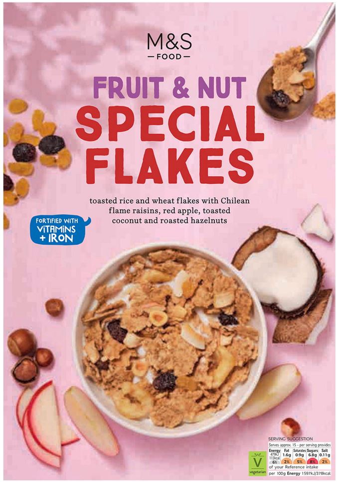 Marks & Spencer Fruit & Nut Flakes