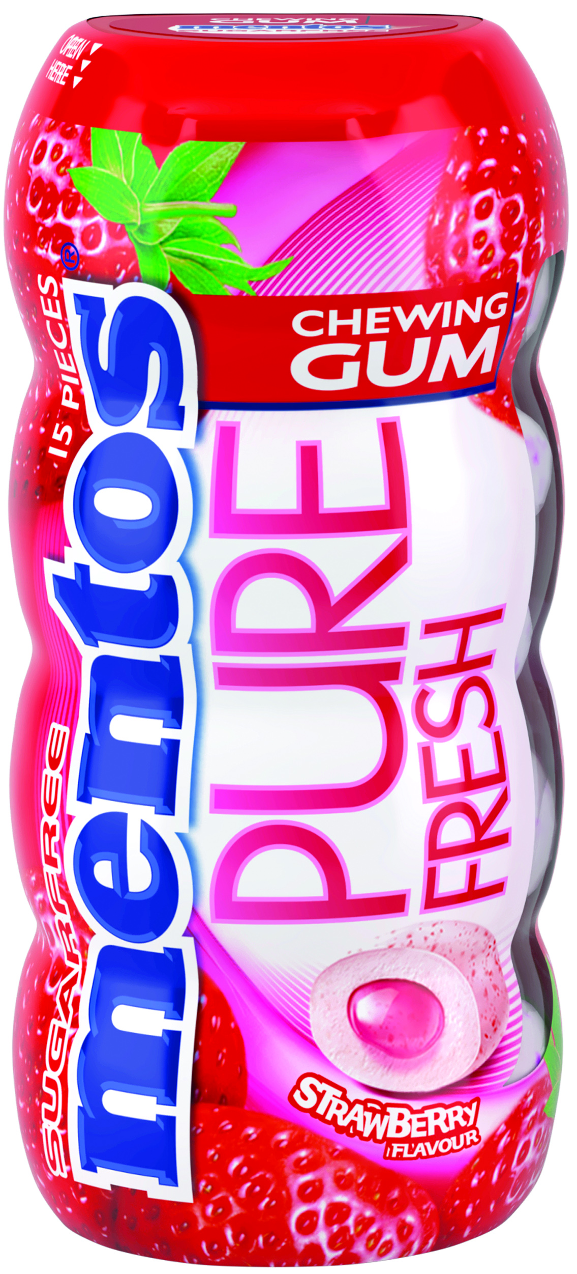 Mentos Pure Fresh Strawberry žvýkačky