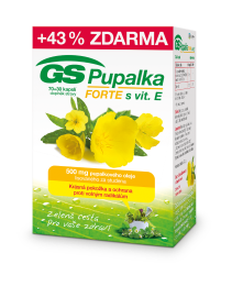 GS Pupalka Forte s vitaminem E cps.70+30