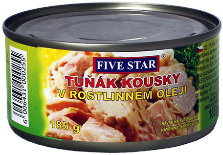 Five Star Tuňák Steak v slunečnicovém oleji