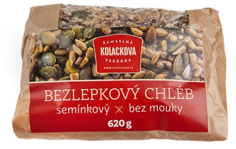 Koláčkova pekárna BIO Bezlepkový semínkový chléb