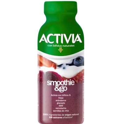 Danone Activia probiotické smoothie s chia semínky