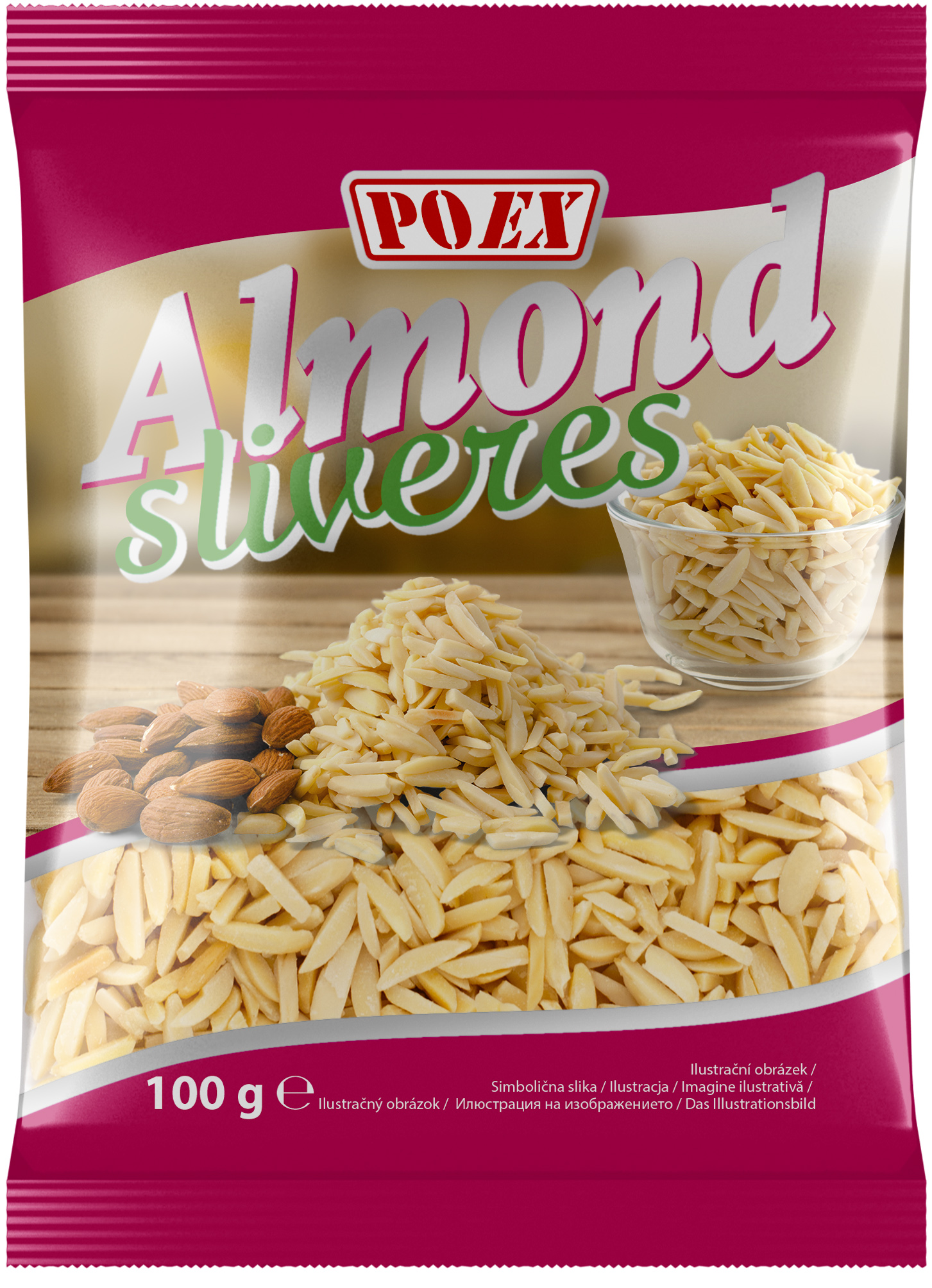 POEX Peeled almonds French fries