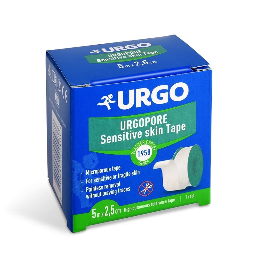 Urgo - Strisce Reattive Sterilizzate Per Ferite - Supporto Non Tessuto Adesivo - 10 Unità - Pronto Soccorso