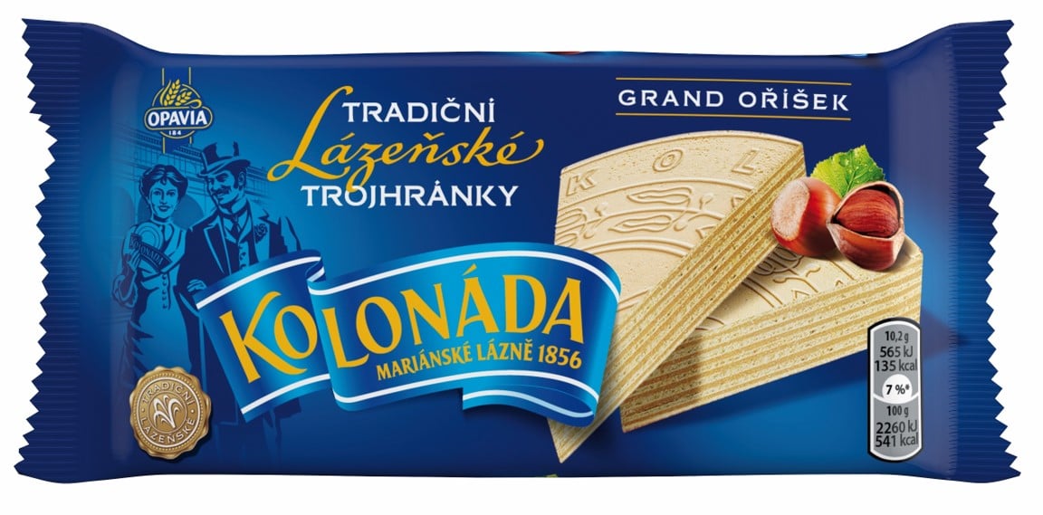 Kolonáda wafer with hazelnut filling