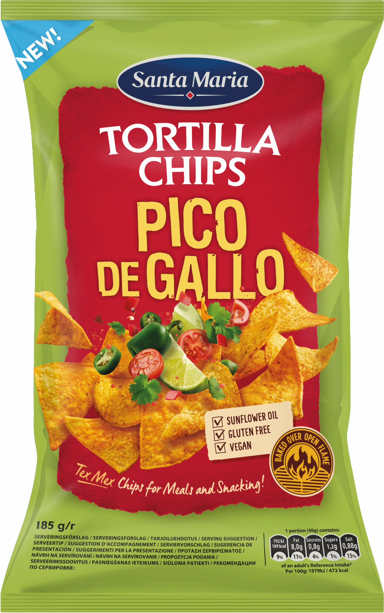 Santa Maria Tortilla chips Pico de Gallo