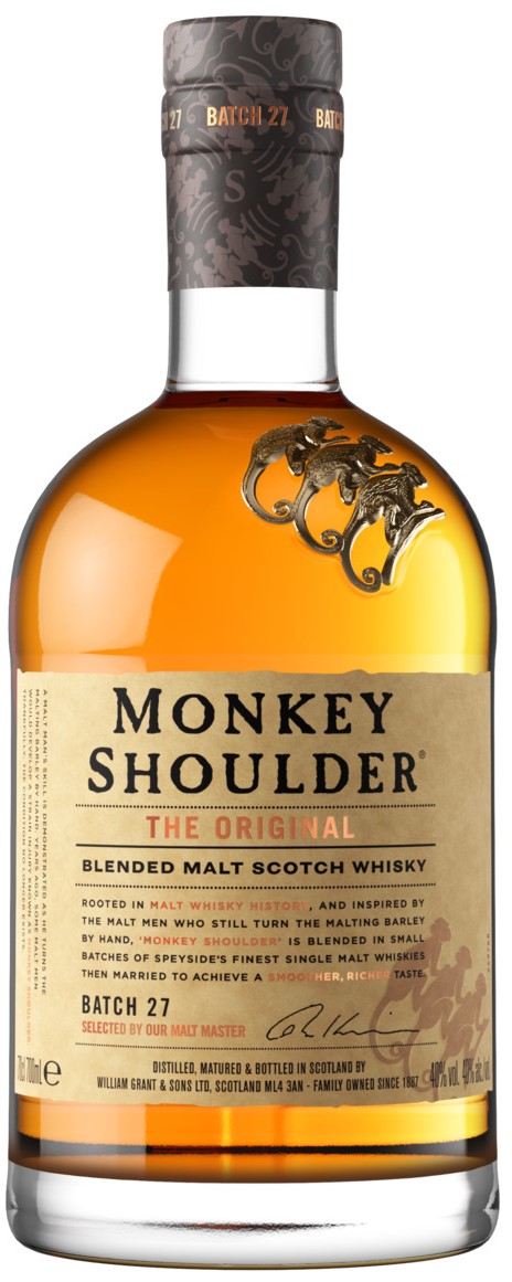 Monkey Shoulder whisky 40 %