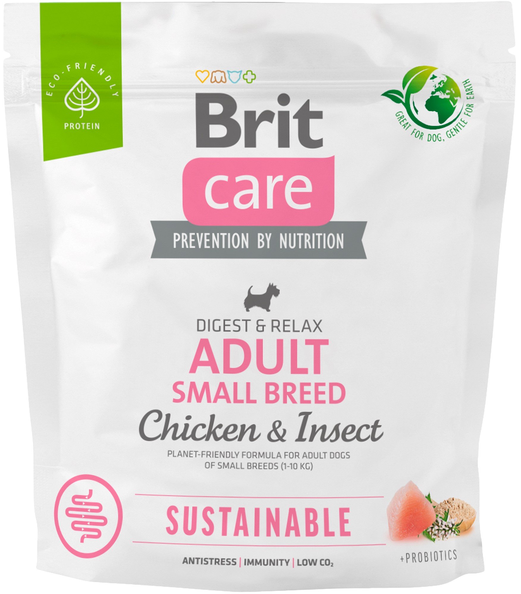 Brit Care Sustainable Adult Small Breed Chicken Insect Pro Psy