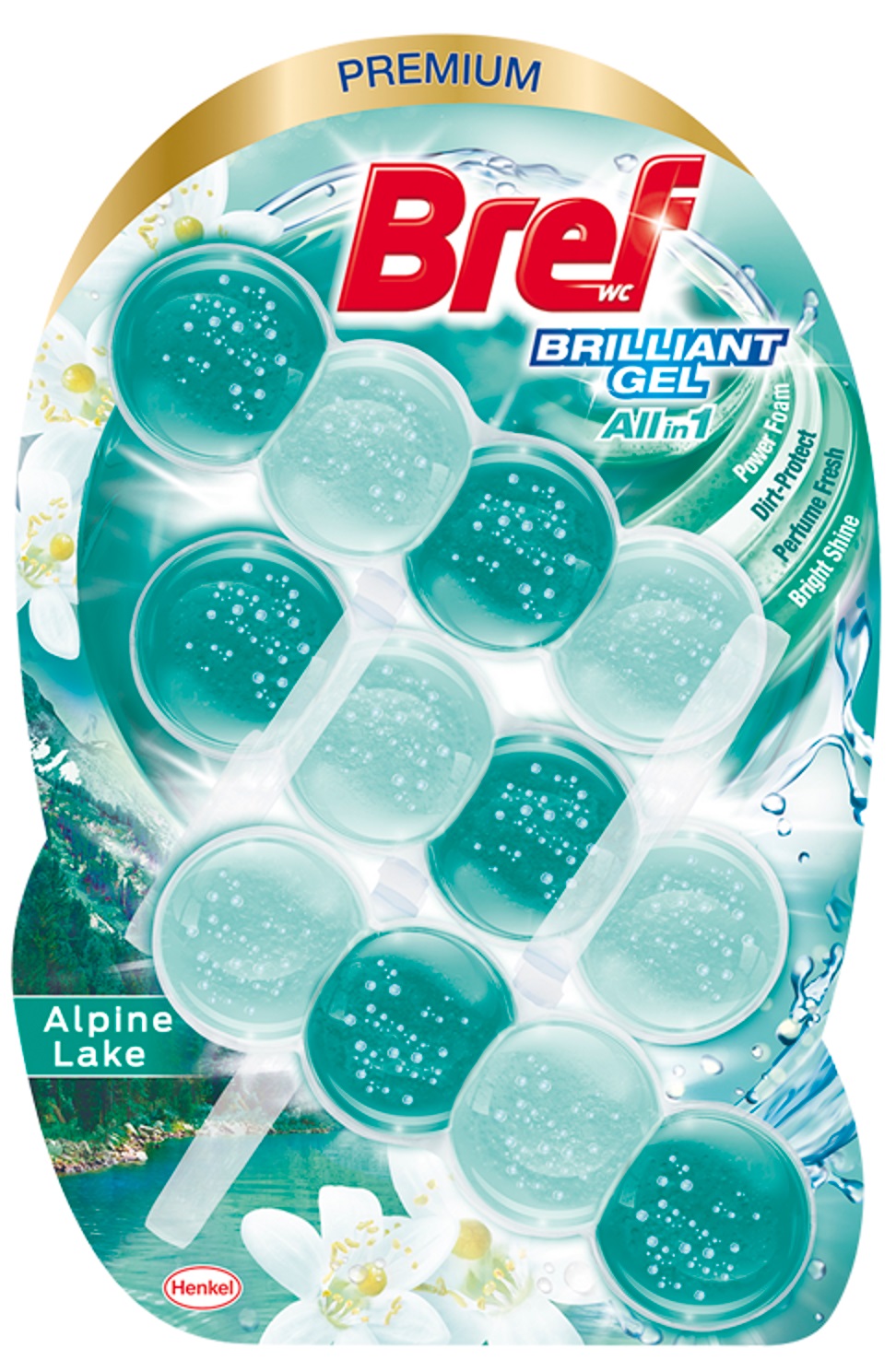 Bref Brilliant Gel Alpine Lake WC Blok