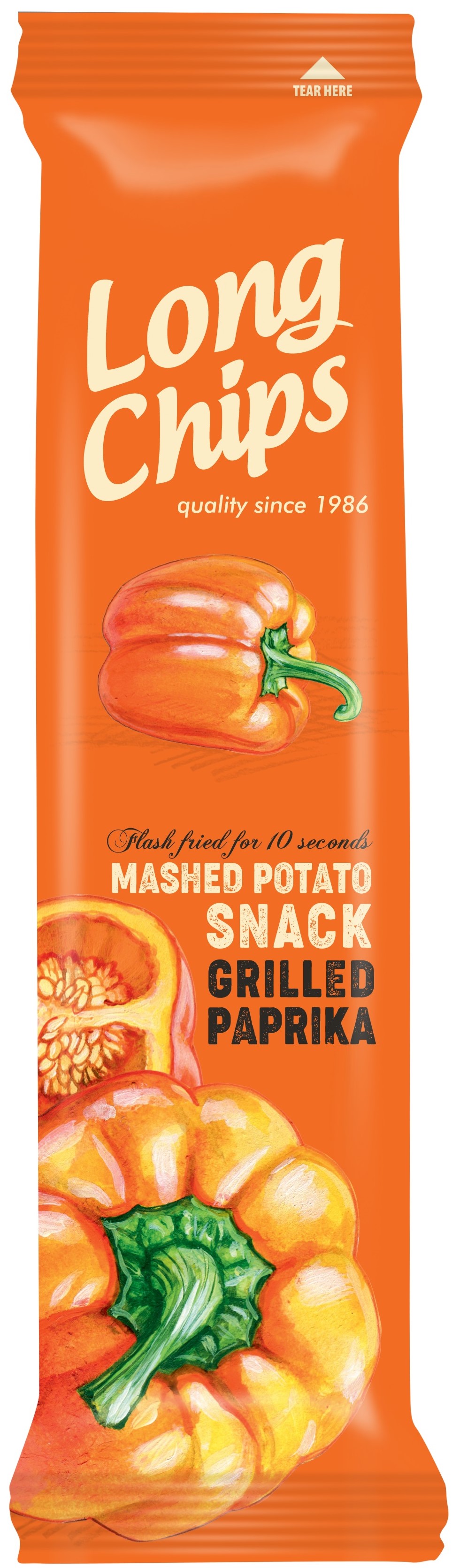 Long Chips Bramborový snack Grilovaná Paprika