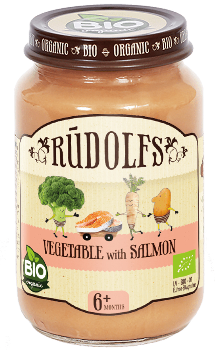 Rudolfs BIO Zelenina s lososem