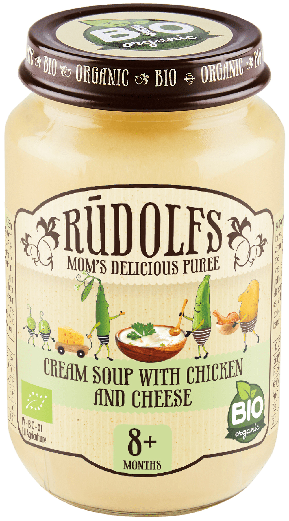 Rudolfs BIO Cream soup with chicken and cheese