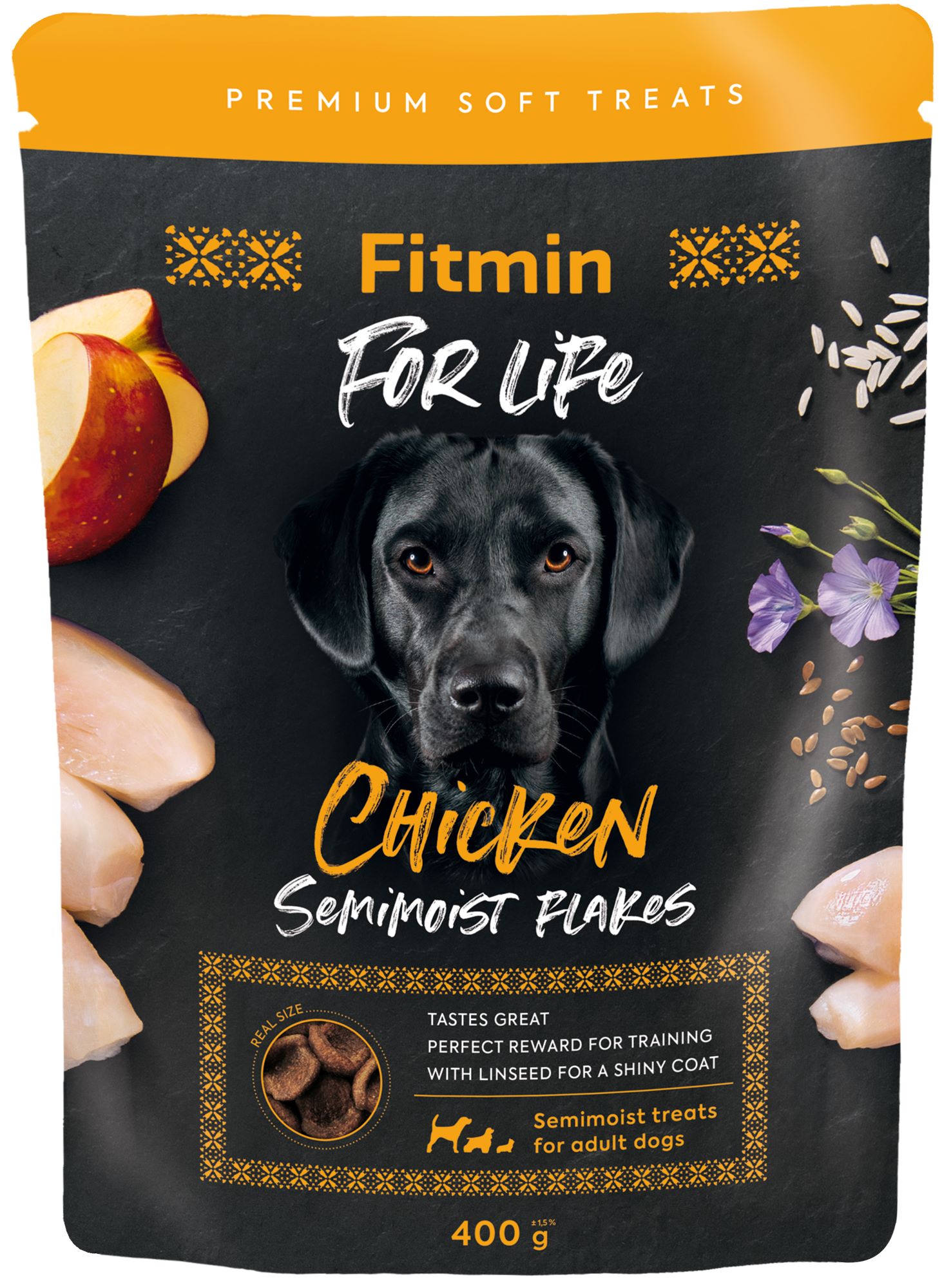Fitmin For Life Chicken Flakes pamlsky pro psy