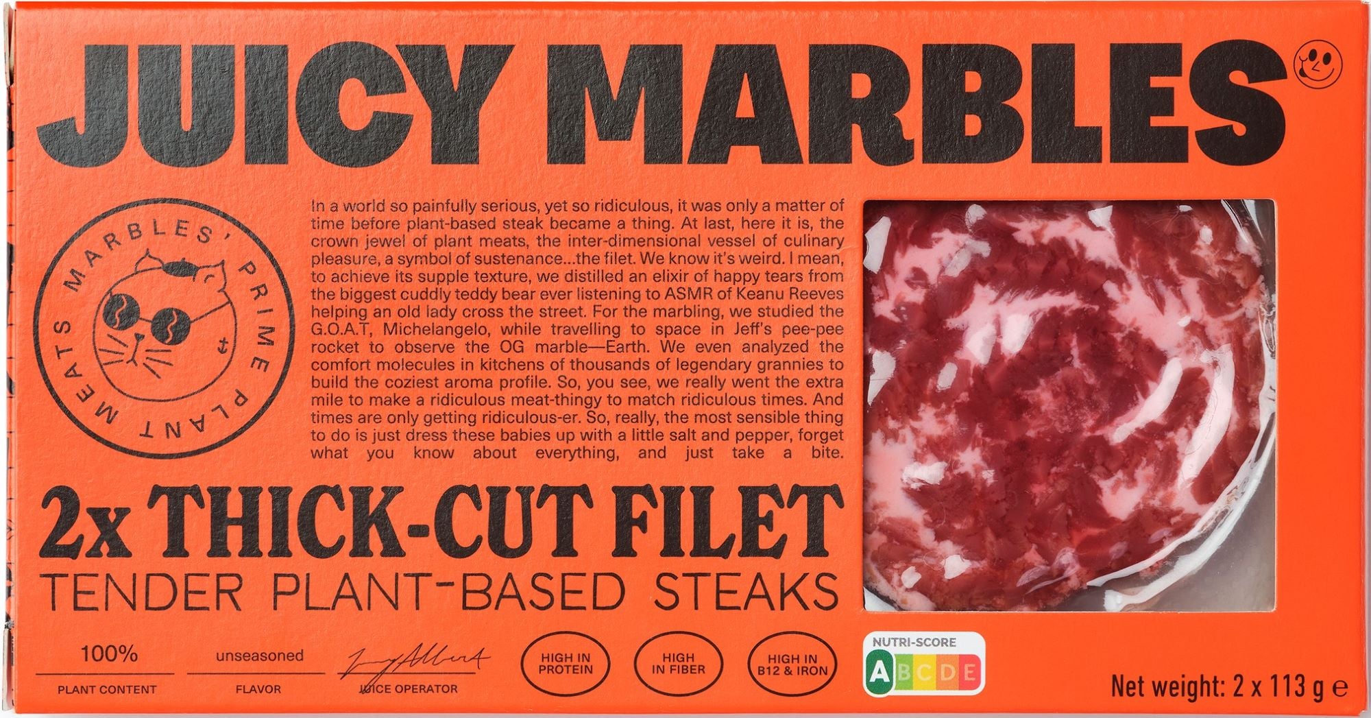 Juicy Marbles' Plant-based Filet