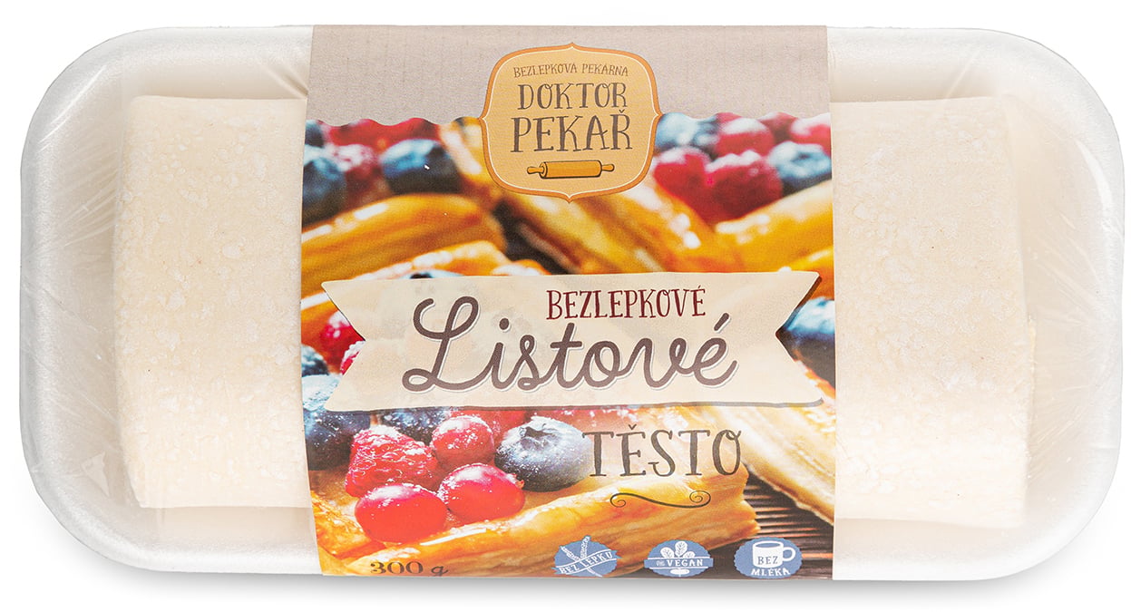Doktor Pekař Bezlepkové listové těsto