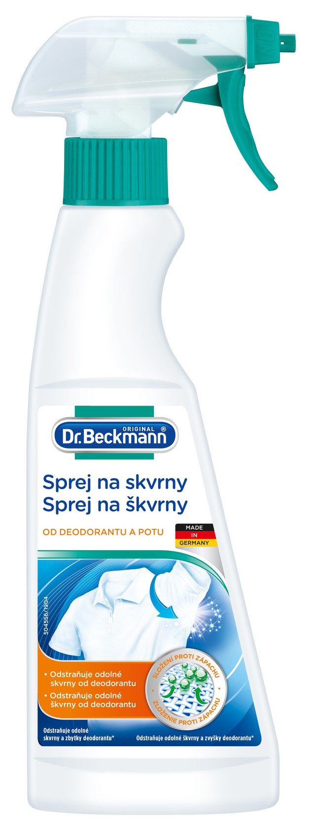 Dr. Beckmann Odstraňovač skvrn od deodorantu a potu ve spreji