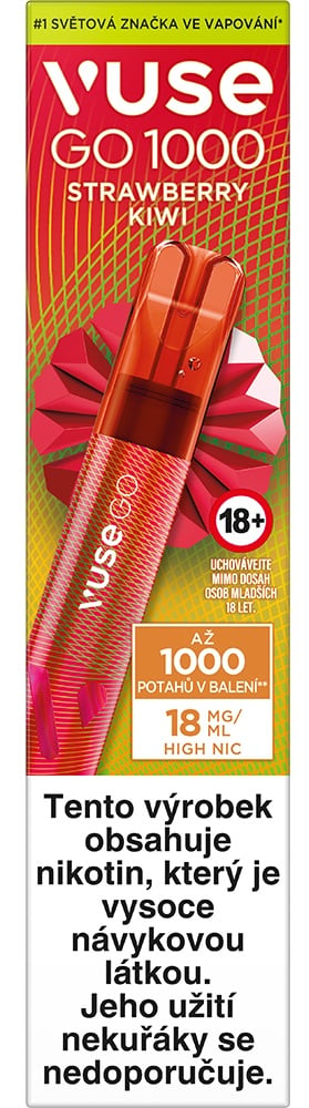 geekvape aegis solo 3 istruzioni Vuse Go 1000 Strawberry Kiwi