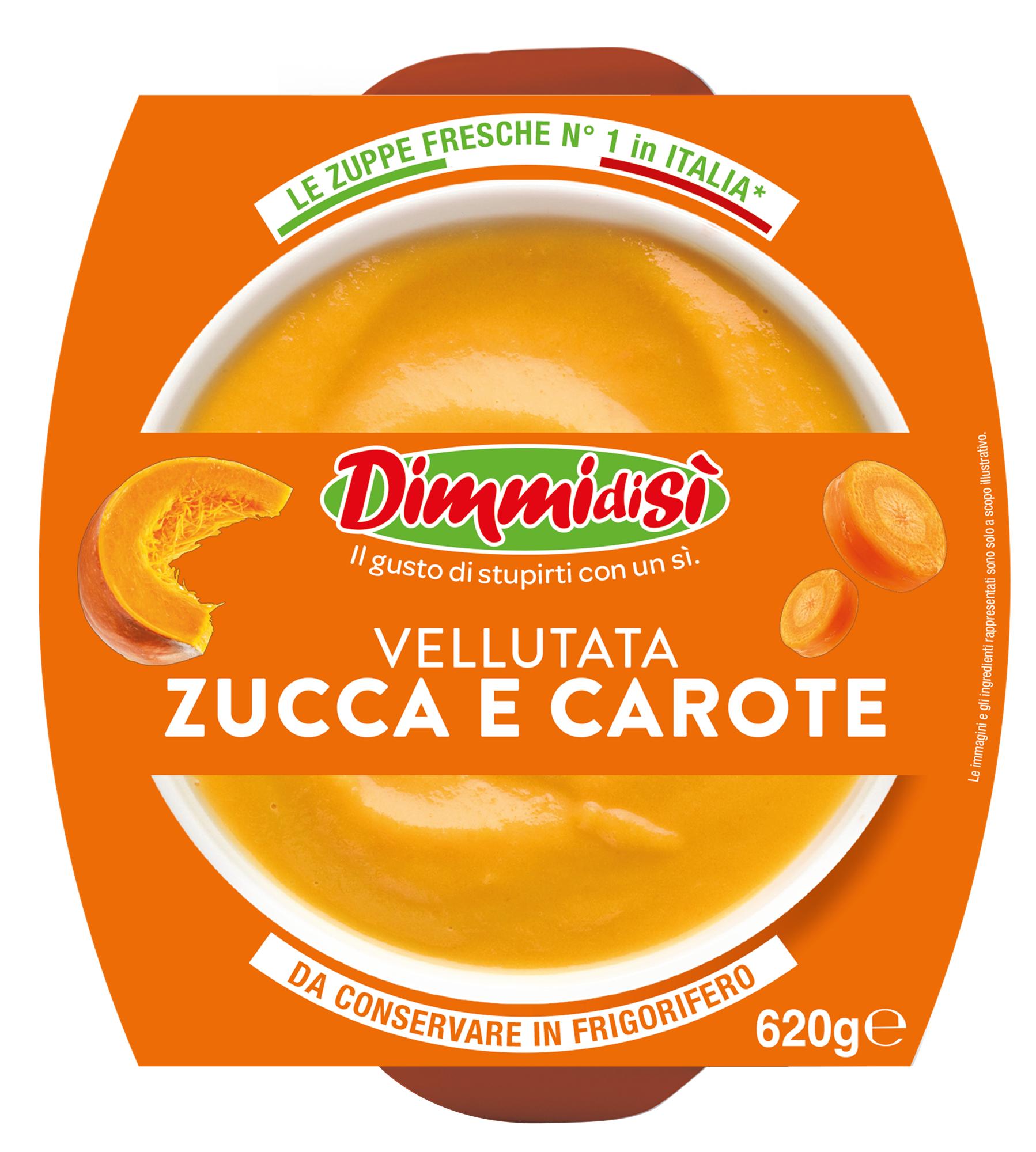 DimmidiSì Krémová polévka s dýní a mrkví (2 porce)