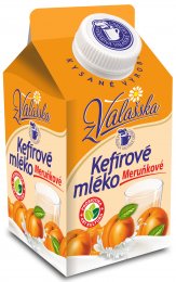 Mlékárna ValMez Kefírové mléko meruňkové nízkotučné 0,8%