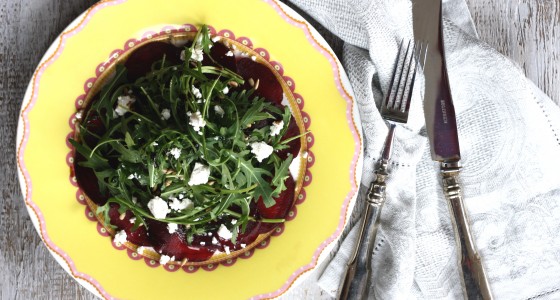 Carpaccio z pečené řepy