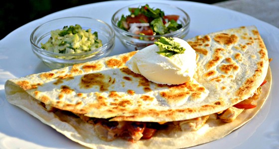 Kuřecí quesadilla