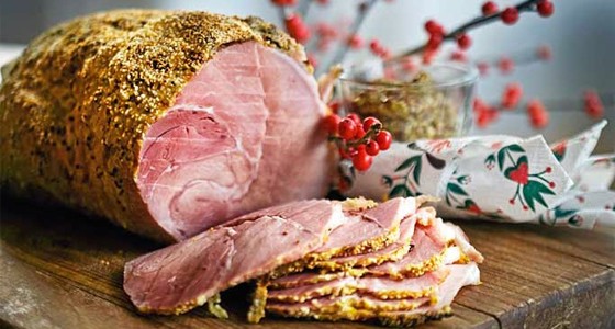 Švédská šunka s hořčičnou krustou