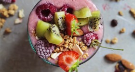 Jahodovo-banánové smoothie