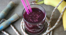 Borůvkové smoothie s chia semínky