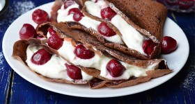 Kakaové palačinky s mascarpone