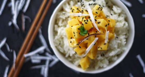 Sticky rice s mangem