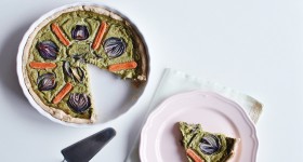 Špenátový quiche s tofu