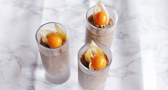 Arašídovo-banánový chia puding