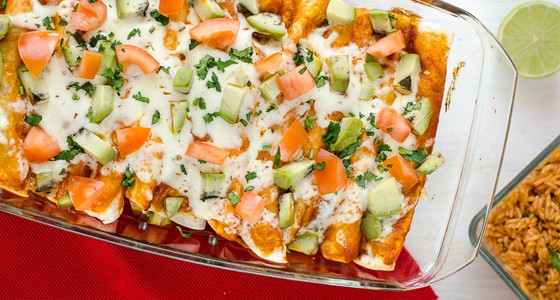 Hovězí enchiladas