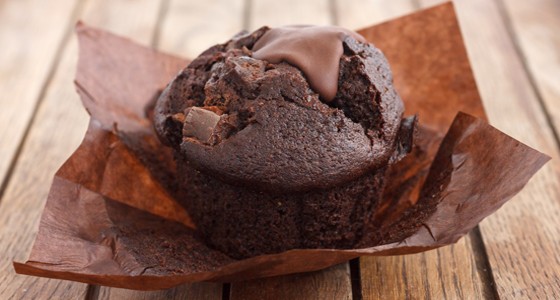 Čokoládové muffiny s čirokovou moukou