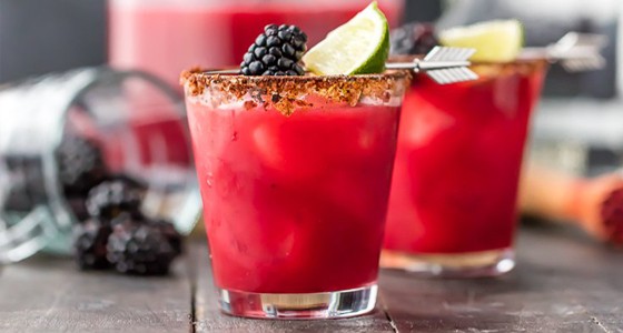 Ostružinová chilli margarita