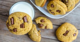 Dýňové cookies s čokoládou